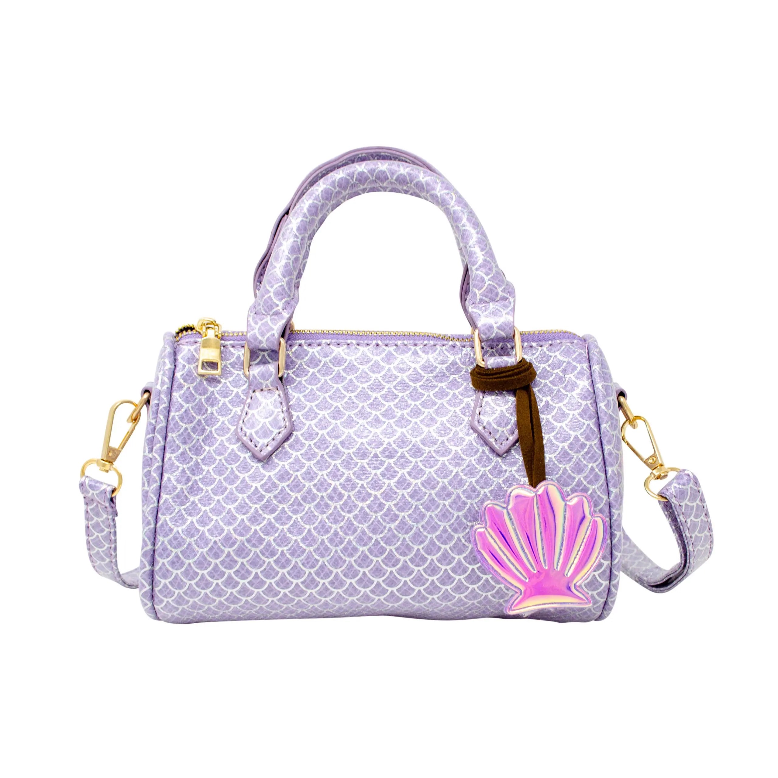 Mermaid Scale Print Duffle Bag