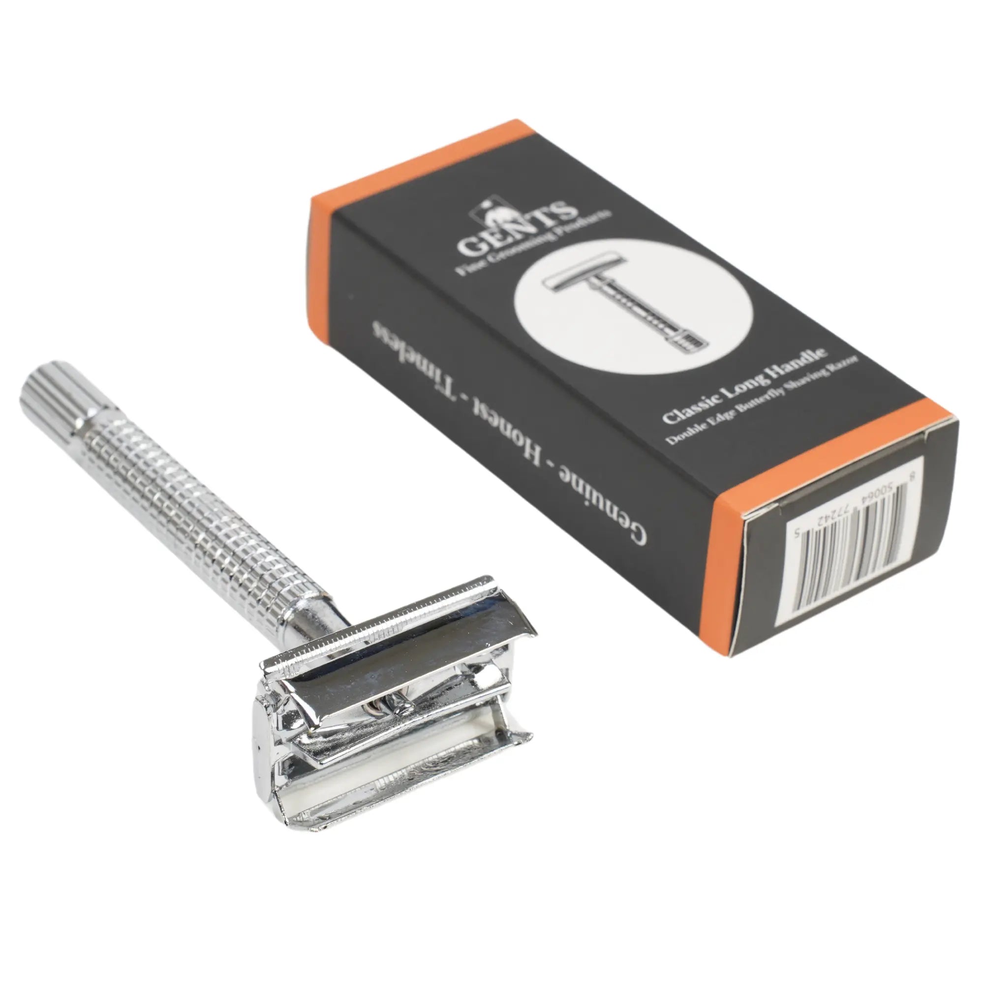 Butterfly Double Edge (Safety) Razor Stainless + Blades