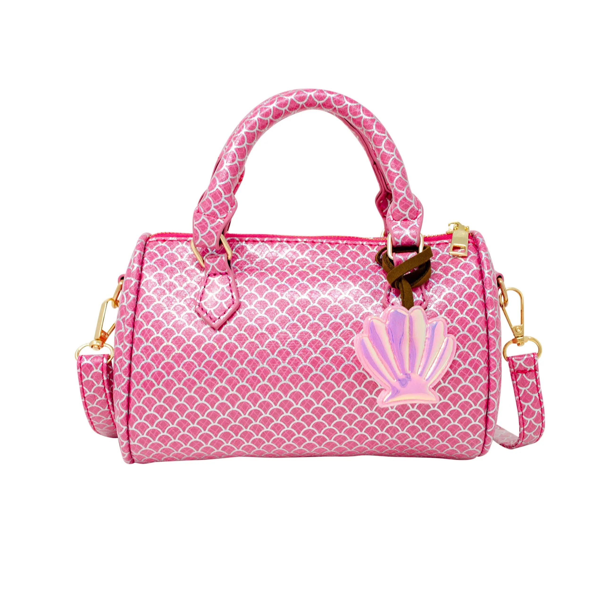 Mermaid Scale Print Duffle Bag