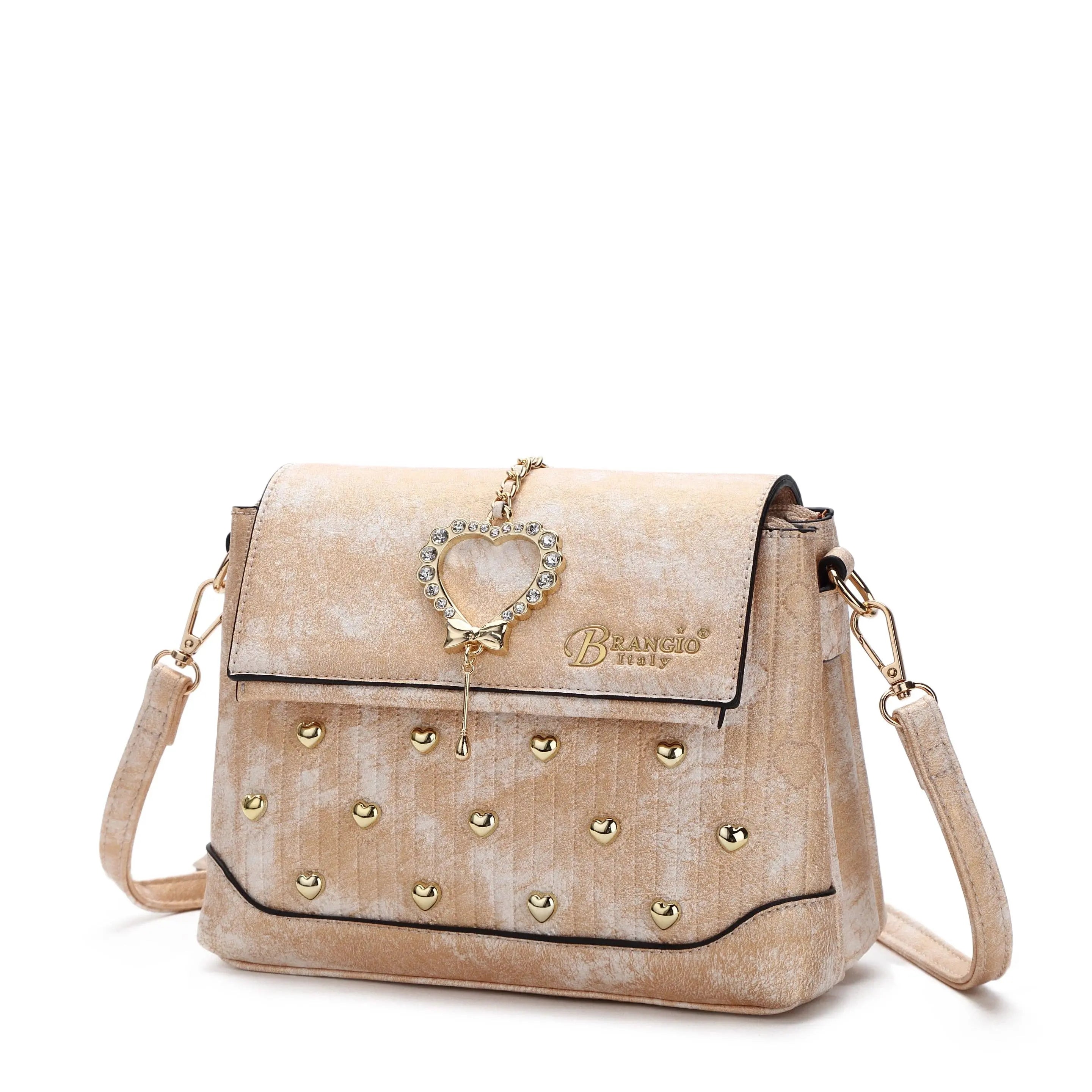 Brangio Italy Glow Heart Satchel