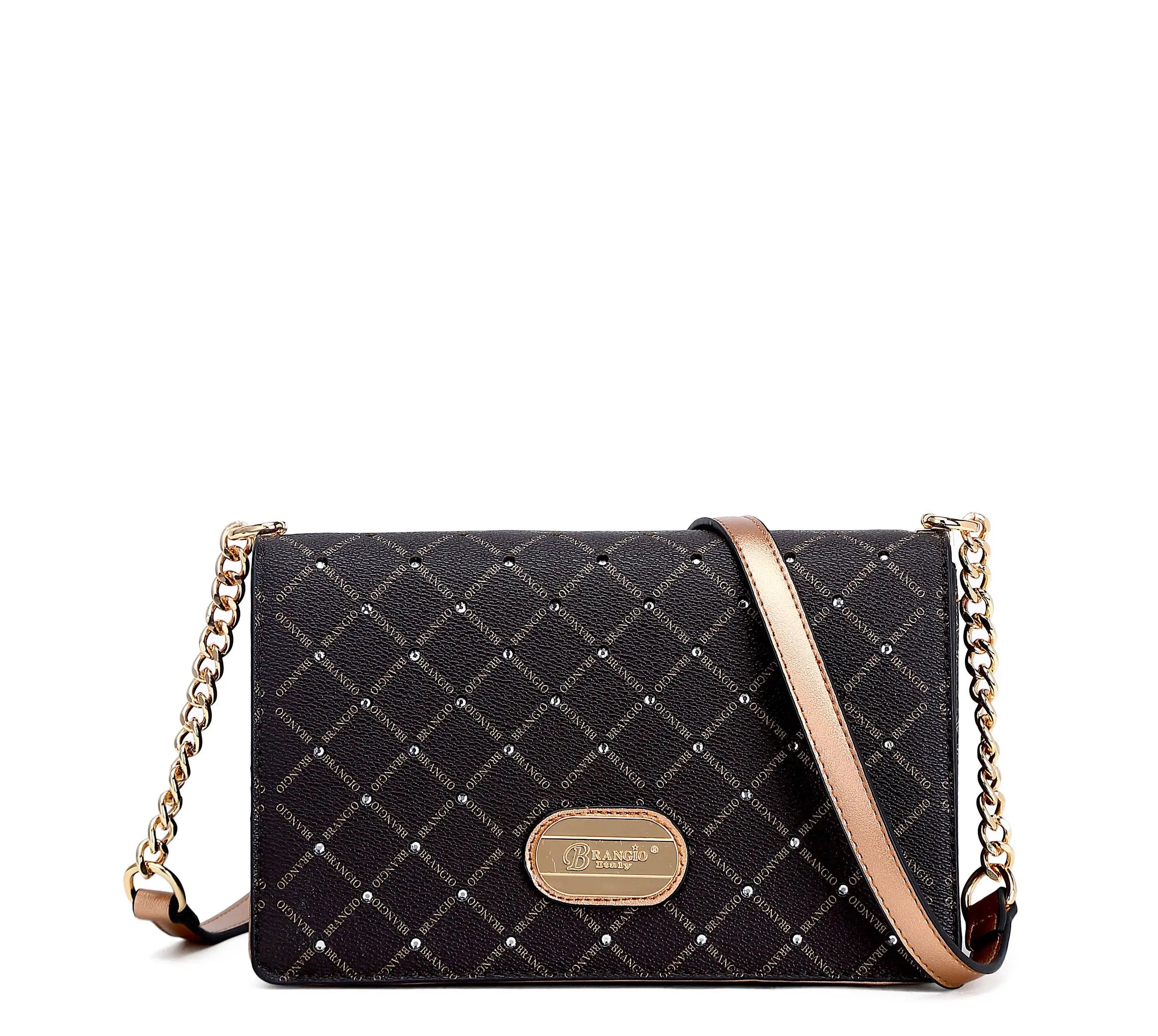 Italy Diamond Stitch Crossbody Bag