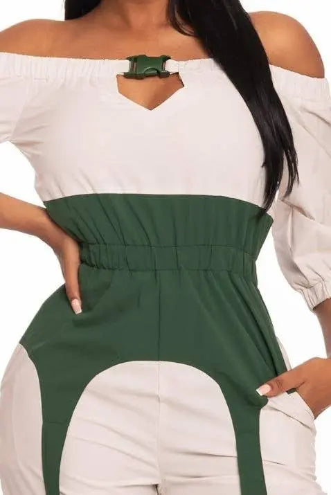 BUCKLE UP JOGGER JUMPSUIT