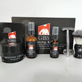 5 Piece shaving Kit - balm, brush, oil, razor, cream & bag