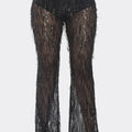LAYERED SEQUIN PANTS